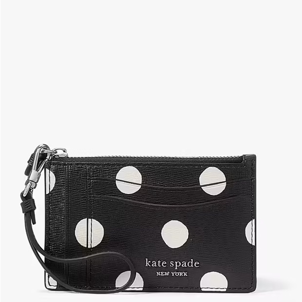 Kate Spade Morgan Sunshine Dot Card Case Wristlet